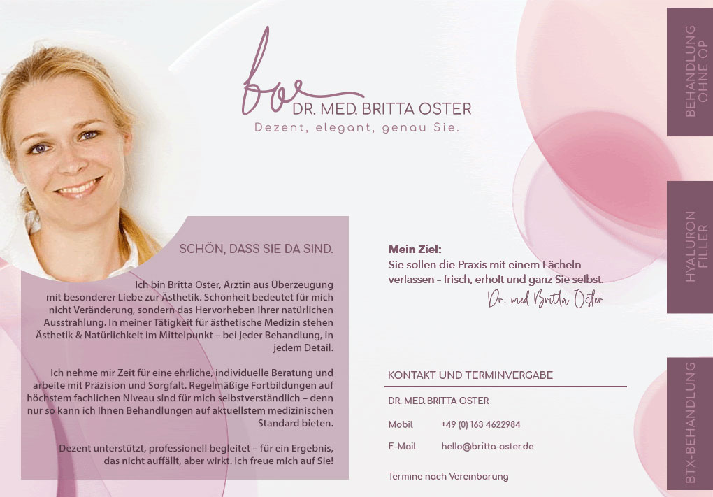 Britta Oster Ästhetik und Schönheit aus Kleve<